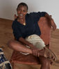 Picture of SOANNE BEIGE RESPONSIBLE-LINEN SHORTS